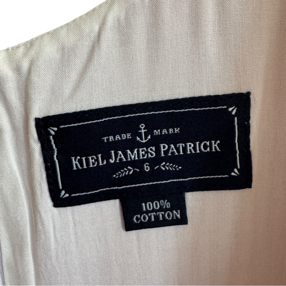 Kiel James Patrick Striped Seersucker Mini Dress, Size 6 - Picture 5 of 11